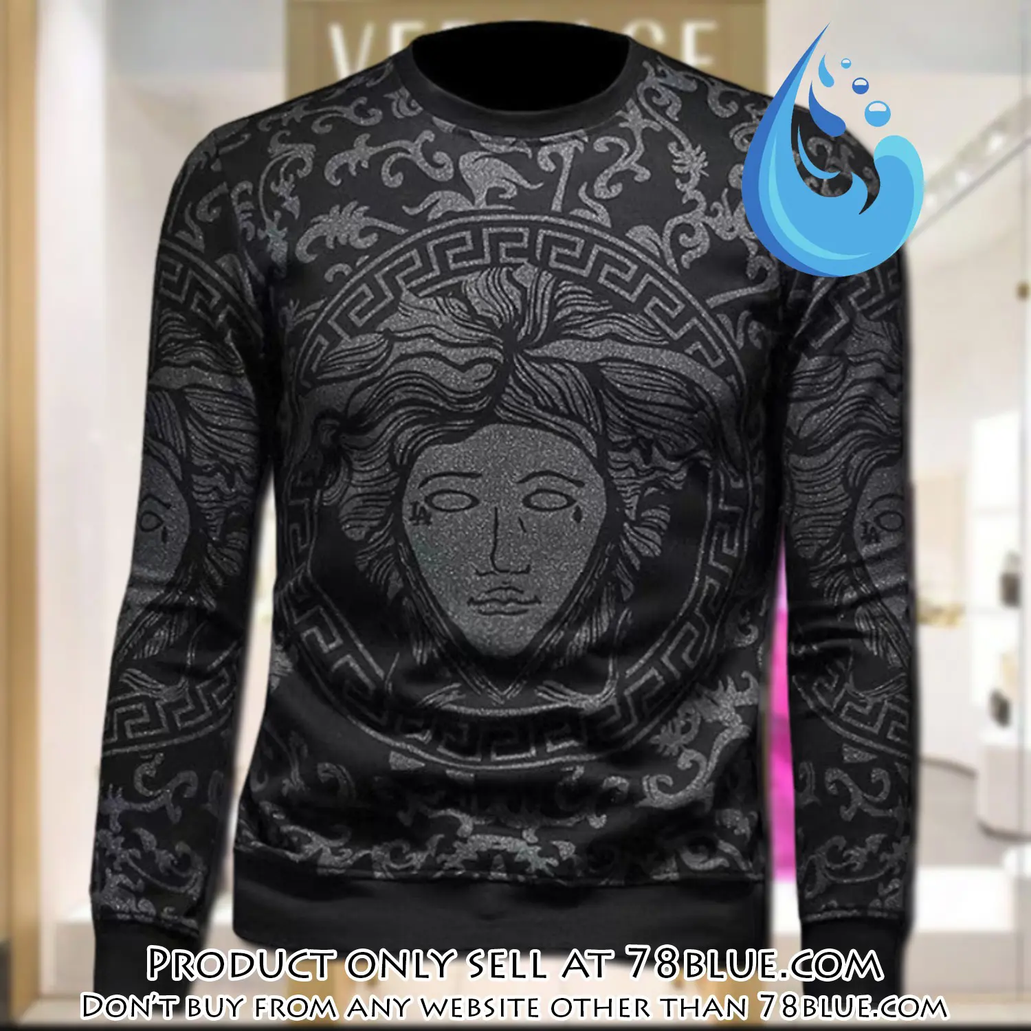 Versace luxury ugly sweater for winter lzu1411 78b1636573